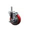 Service Caster Regency 460UCRTCSTRB Replacement Caster with Brake REG-SCC-GR20S414-PPUB-RED-TLB-845 - alternate 1